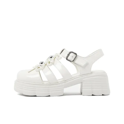 CAMEIDO Roman Sandals 6cm Women's Ecru