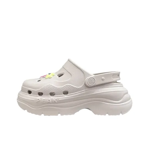 PEAK Pole Hole Shoes Clogs Women's Beige