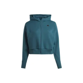 Adidas x ZNE ADIDAS Z.N.E. FULL-ZIP HOODIE Sweatshirt Women's Dark Green