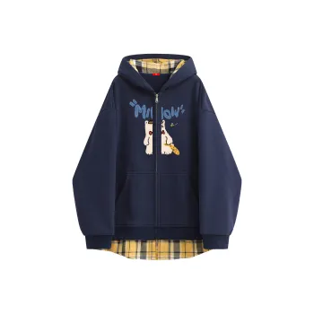 MIIOW Trend Party Series Sweatshirt Unisex Navy Blue & Yellow