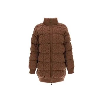 MaxMara Zip-Up High Neck Coat