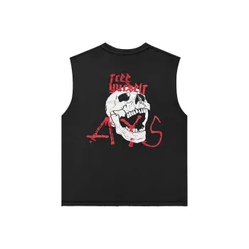 Askyurself Tank Tops Unisex Washed Black