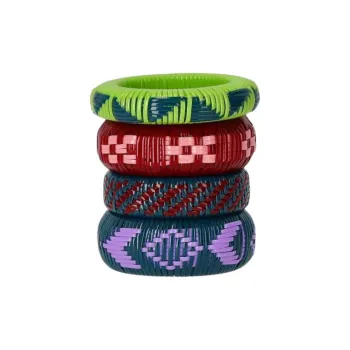 WEEKEND MaxMara Acrylic Resin PVC Bracelets Women's Multicolor