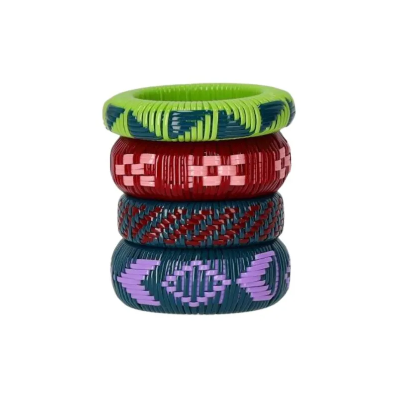 WEEKEND MaxMara Acrylic Resin PVC Bracelets Women's Multicolor-0