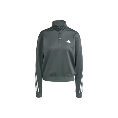 Adidas Iconic Wrapping Track Jacket Sweatshirt Women's Green