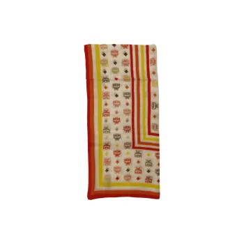 MCM Silk Scarves Unisex Multicolor