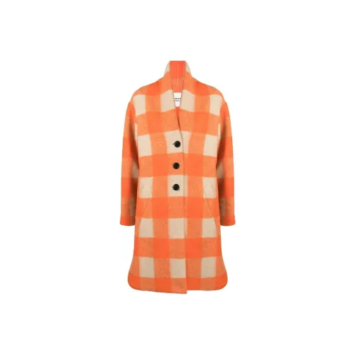 ISABEL MARANT ETOILE T Shirt Mens Gray Checked Gabriel Coat