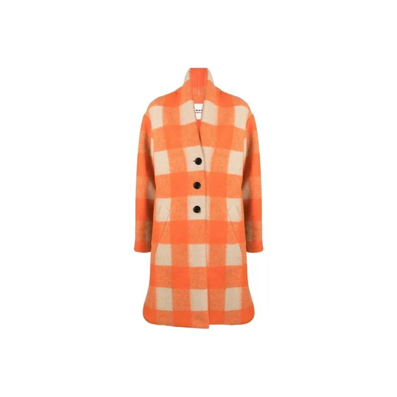 ISABEL MARANT ETOILE Checked Gabriel Coat-0
