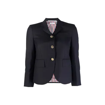THOM BROWNE Single Breasted Tailored Blazer