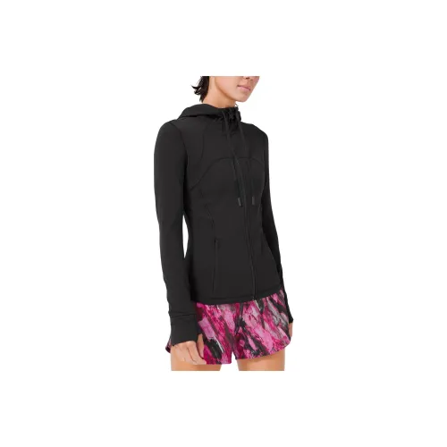 Lululemon Hooded Jackets Coats Women's Black