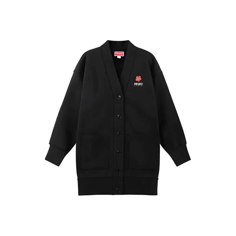 KENZO Logo print Cotton blend Cardigan-0