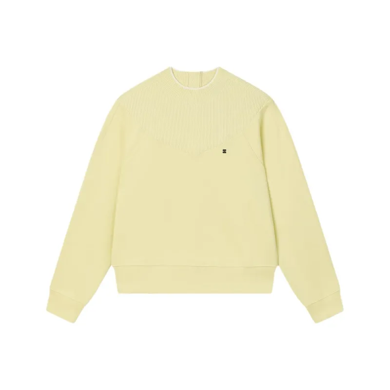 FILA Sweatshirt Women's Coffee Beige Yellow-0