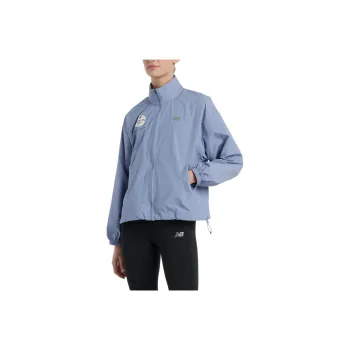 New Balance RBC Brooklyn Half Collection Athletics Packable Jacket Women's Blue