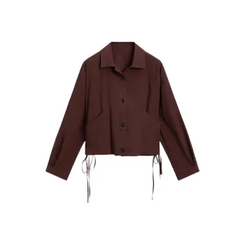Massimo Dutti Jackets & Coats Women's Dark Red
