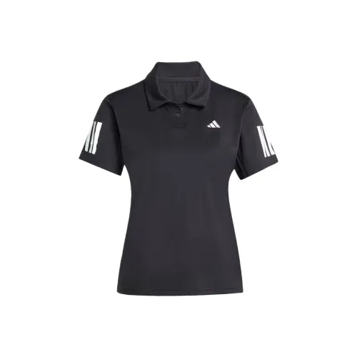 Adidas Climacool SS25 Club Tennis Polo Shirt Women's Black