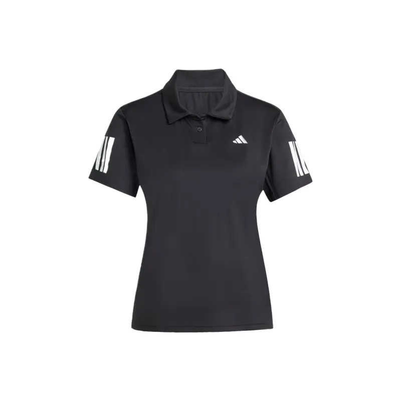 Adidas Climacool SS25 Club Tennis Polo Shirt Women's Black-0