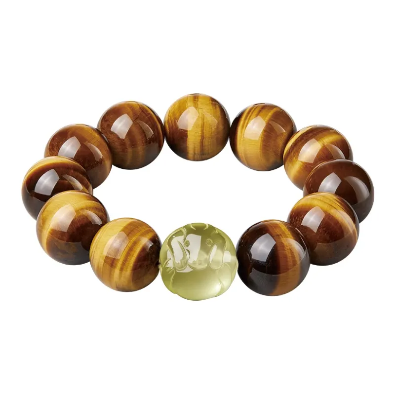 Yi Mingju Tiger's Eye Stone Bracelets Men's-7