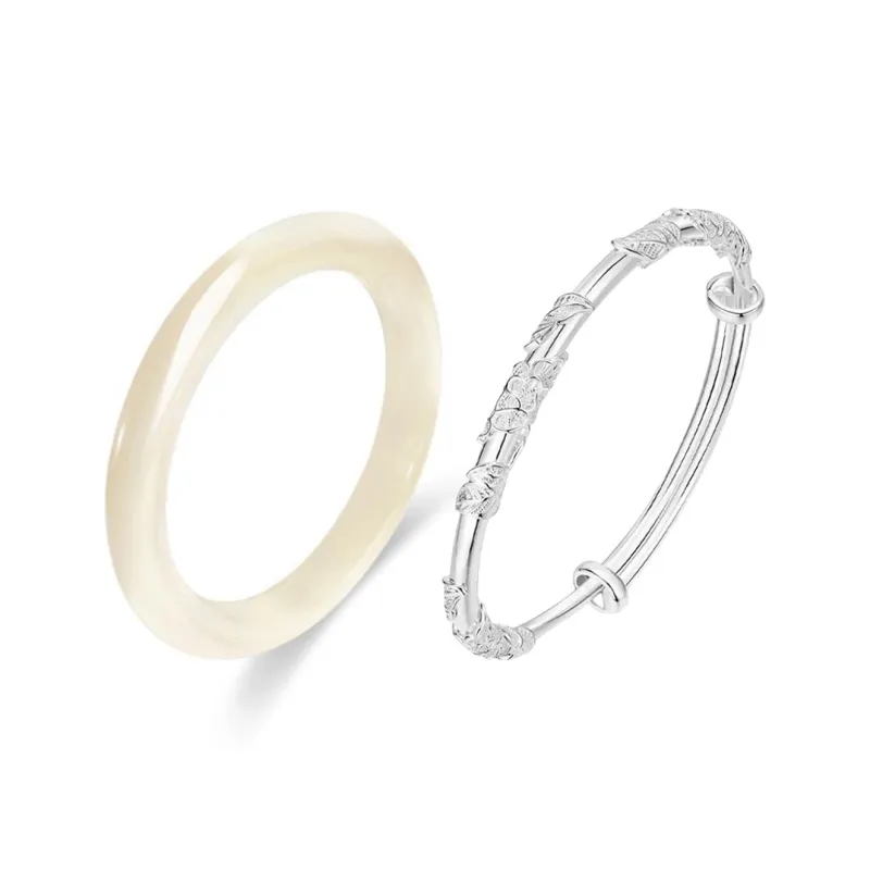 MIGU Glass Cat Eye Bangles Women's-4