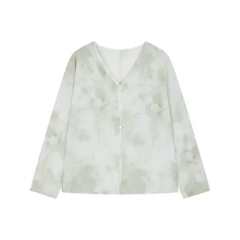 IHIMI Shirt Women's Green Print