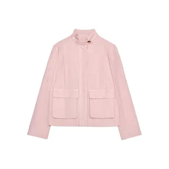 ZARA ZW Series Jackets Coats Women's Pink