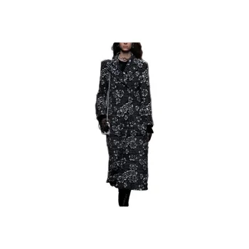 CHANEL Coats Women's Black