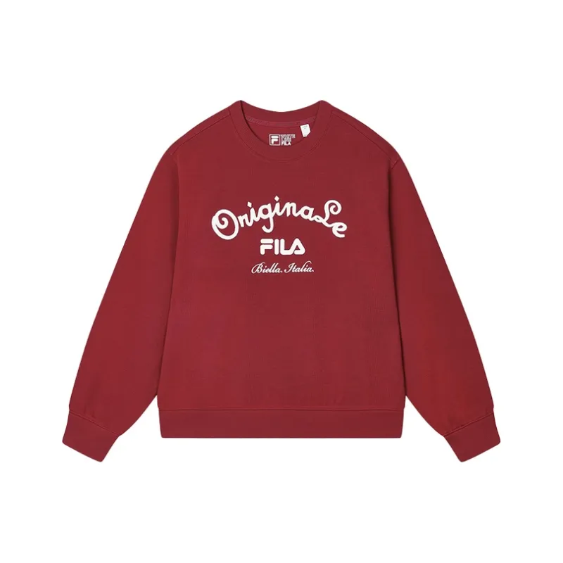 FILA Sweatshirt Women's Rose Burgundy-0