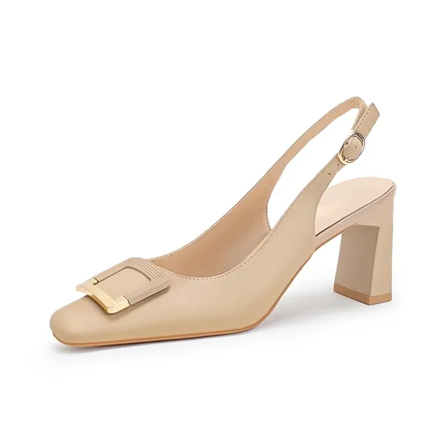 AFJI Chunky Heel High Heels Women's-3