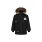 Texture Black (Windproof Thermal Slimming and Durable)
