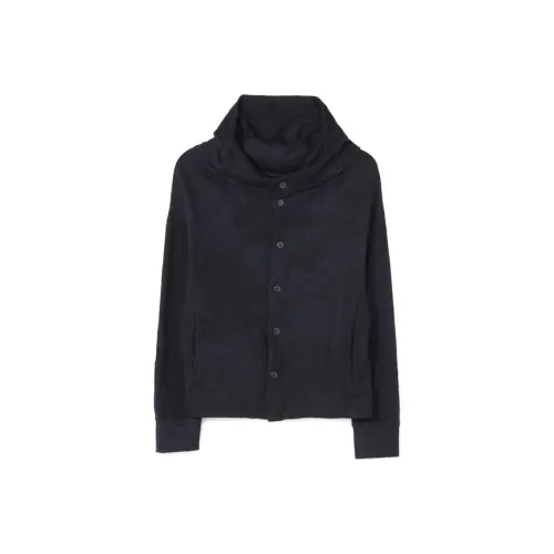 Yohji Yamamoto Wool Mild Jq Glen Check Cd 'Navy Blue Knitwear Women's Marine Blue