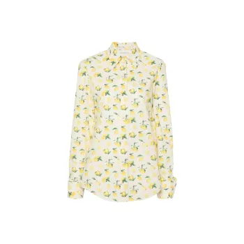 SportMax Max Mara All-Over Printed Long-Sleeved Shirt