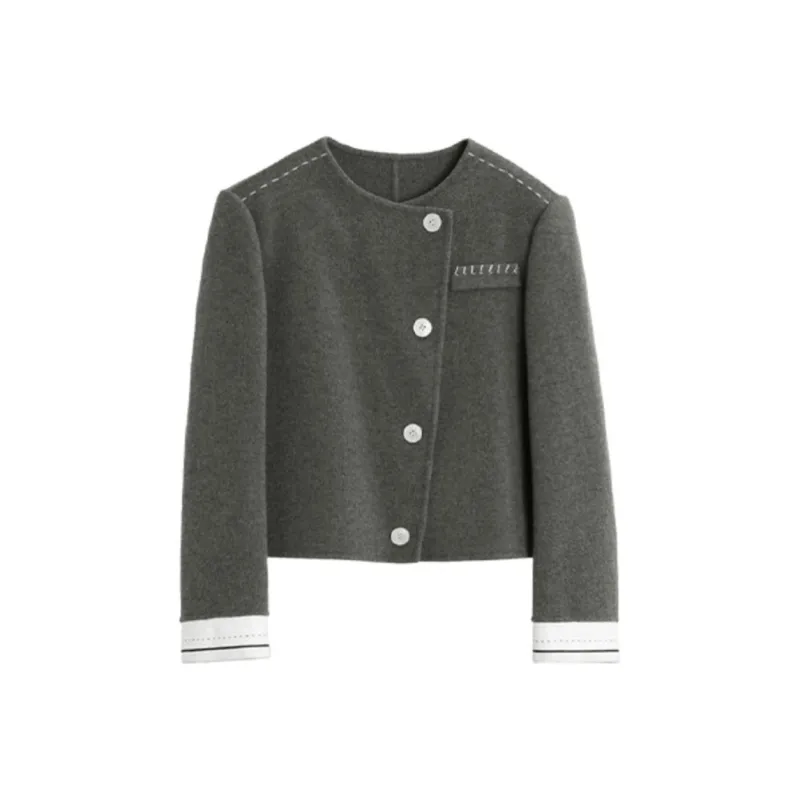 ELLE Coats Women's Gray-0