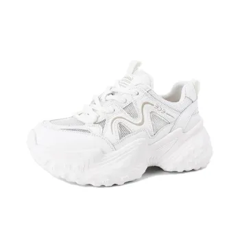 Spider King Breathable Lightweight Height Increasing Low Top Chunky Sneakers Women's