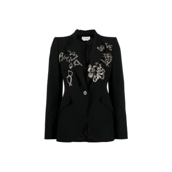 Alexander McQueen Business Suits Women's Black