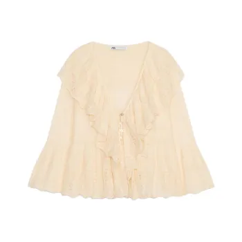 ZARA Knitwear Women's Blue Vanilla