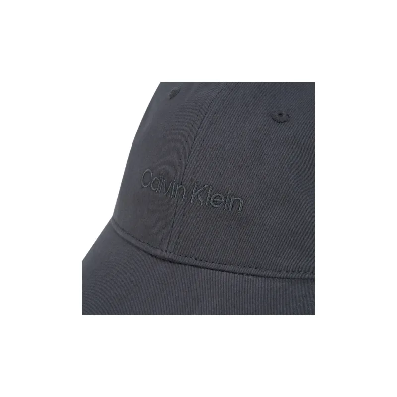 CALVIN KLEIN Cotton Baseball Caps Unisex Charcoal Gray-2