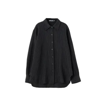 SOON FLOWER Shirt Women's Black