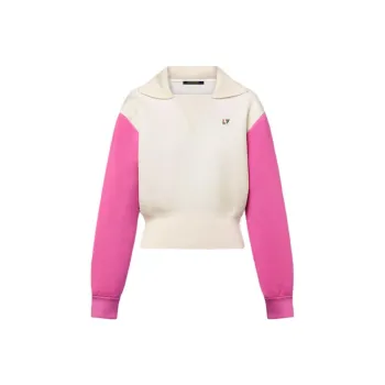 LOUIS VUITTON Color Blocked Collar Pullover