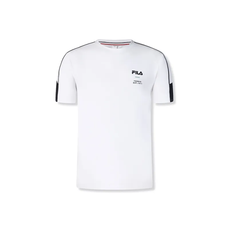 FILA Athletics Tennis T Shirt Men's Jade White-0