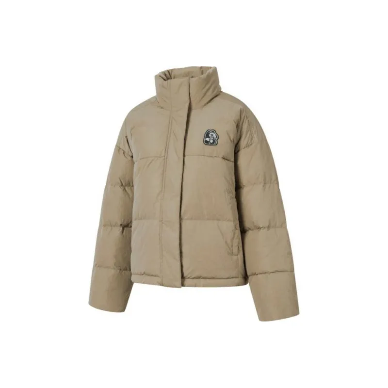 Vans PANDA PUFFER DOWN Down Jacket Women's Khaki-0