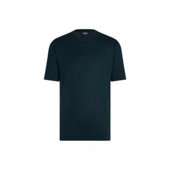 Zegna SS25 T Shirt Unisex Dark Blue Green