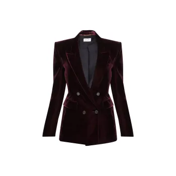 SAINT LAURENT Double Breasted Buttoned Jacket