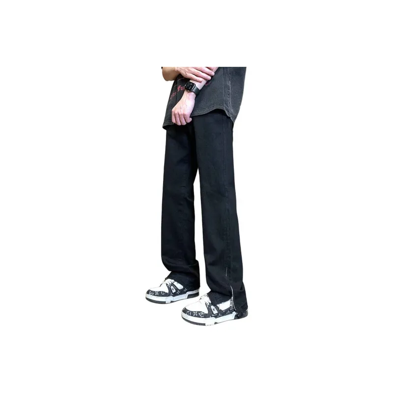 Cost Per Kilo Jeans Unisex Black-0