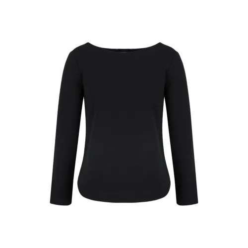 EMPORIO ARMANI Ottoman Jersey Jumper With Side Slits