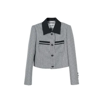 MISSSHINE Jackets Women's Black/White