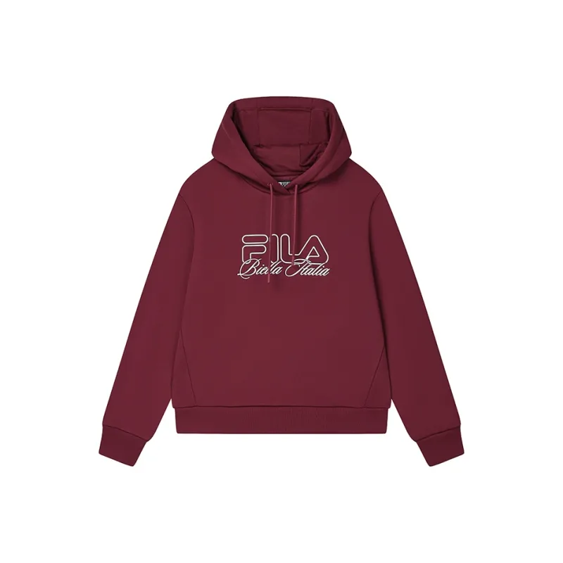 FILA Sweatshirt Women's Rose Burgundy-0