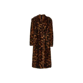 Ferragamo Animal-print Shearling Coat