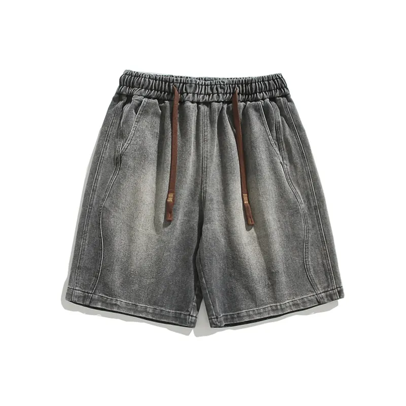 AMBER LIGHT Denim Shorts Unisex-0