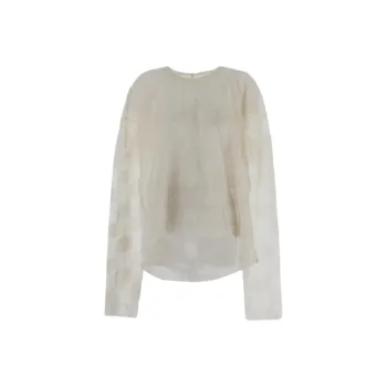 UMA WANG Patterned jacquard T shirt