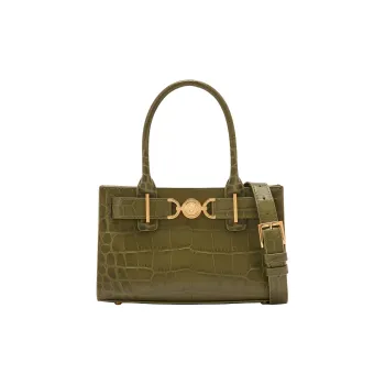 FANSIZHE VERSACE Calfskin Shoulder Bag, Crossbody Bag, Handbag Regular Women's Green