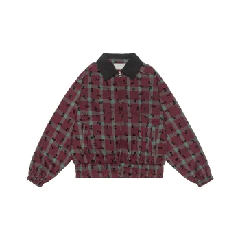 Vine Color Jackets Coats Women's Red